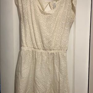 Aéropostale White Lace Dress
